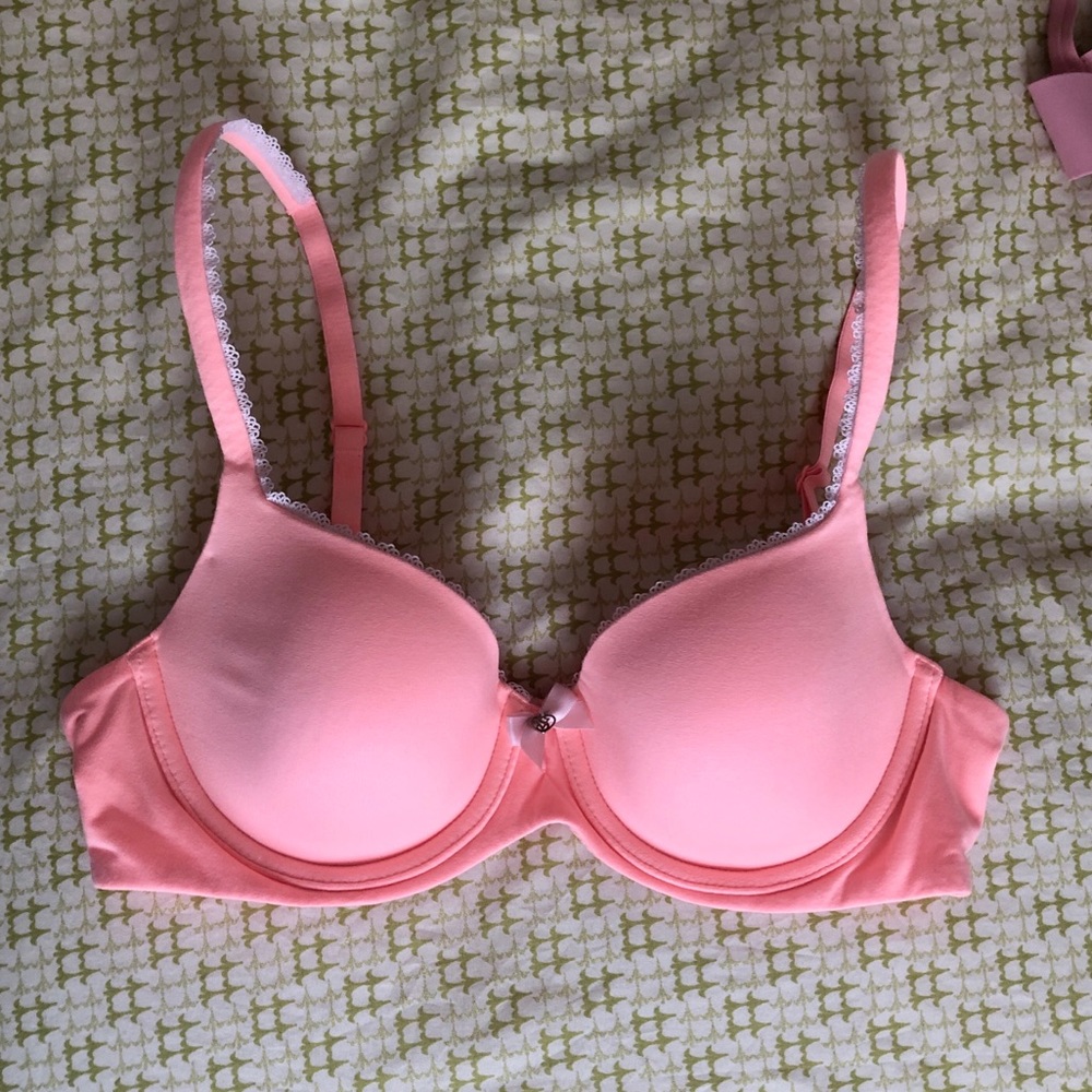 Tangerine Victoria Secret bra (pink on camera)